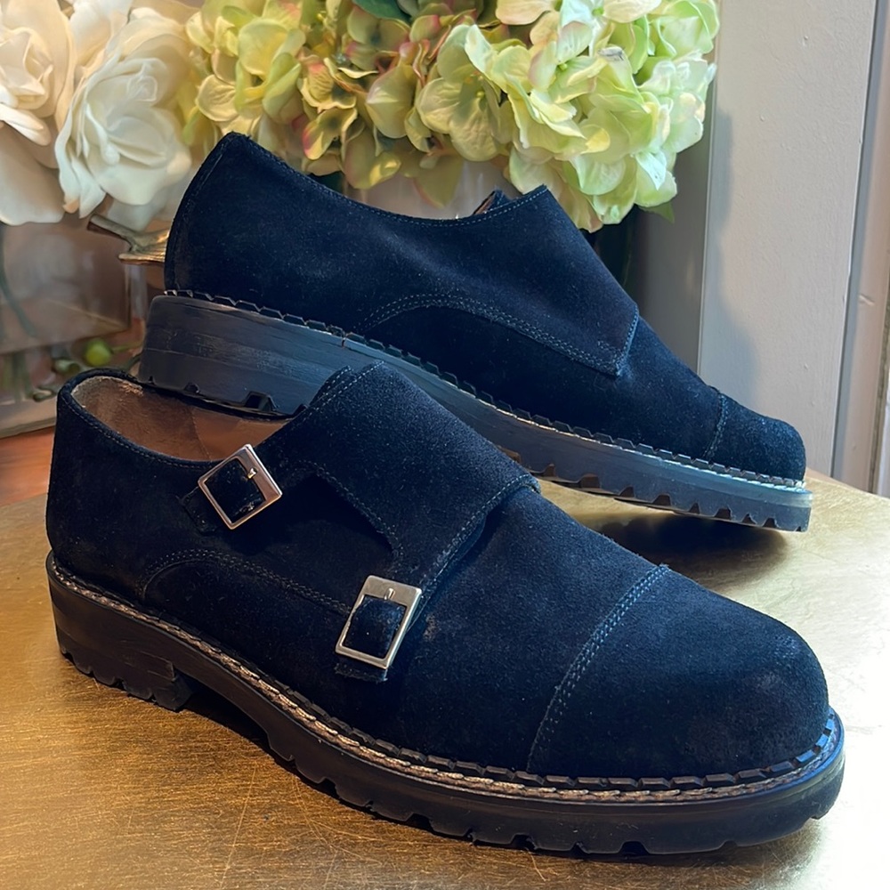 Mercanti Fiorentini Double Monk-Strap Lug Sole Loafer